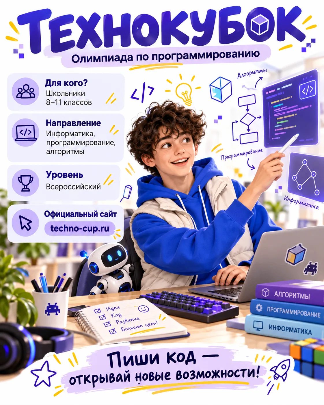 Олимпиадный октябрь: выбирайте направление и пробуйте свои силы!